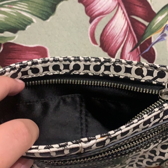 Coach black and white small purse / handbag - Picture 7 of 15